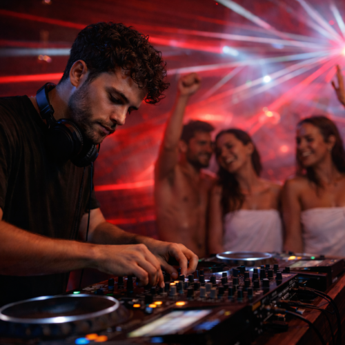 Sauna Rave More Running Club x Studio Sante